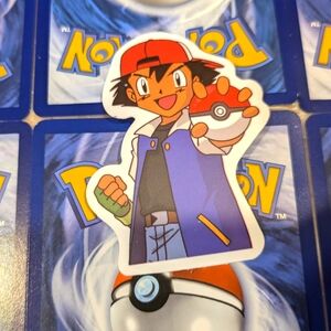 Ash Pokemon 2" Sticker 🔥 Gotta Catch 'Em All
